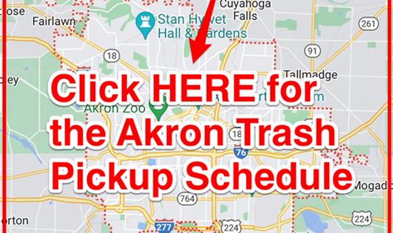 City Of Akron Trash Schedule 2024