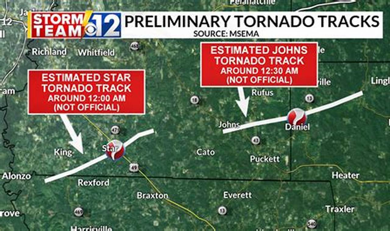 Clarksville Tornado Map 2024