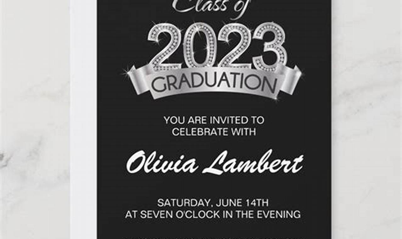 Class Of 2024 Graduation Party Invitations
