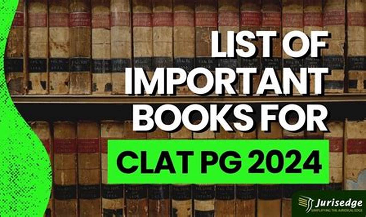 Clat Pg 2024 Books