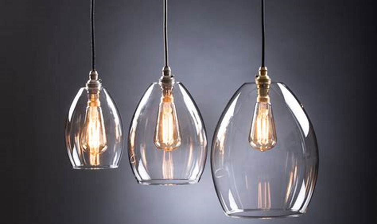 Clear Glass Pendant Light