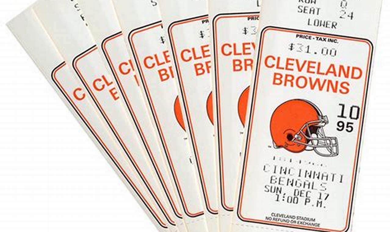 Cleveland Browns Tickets 2024
