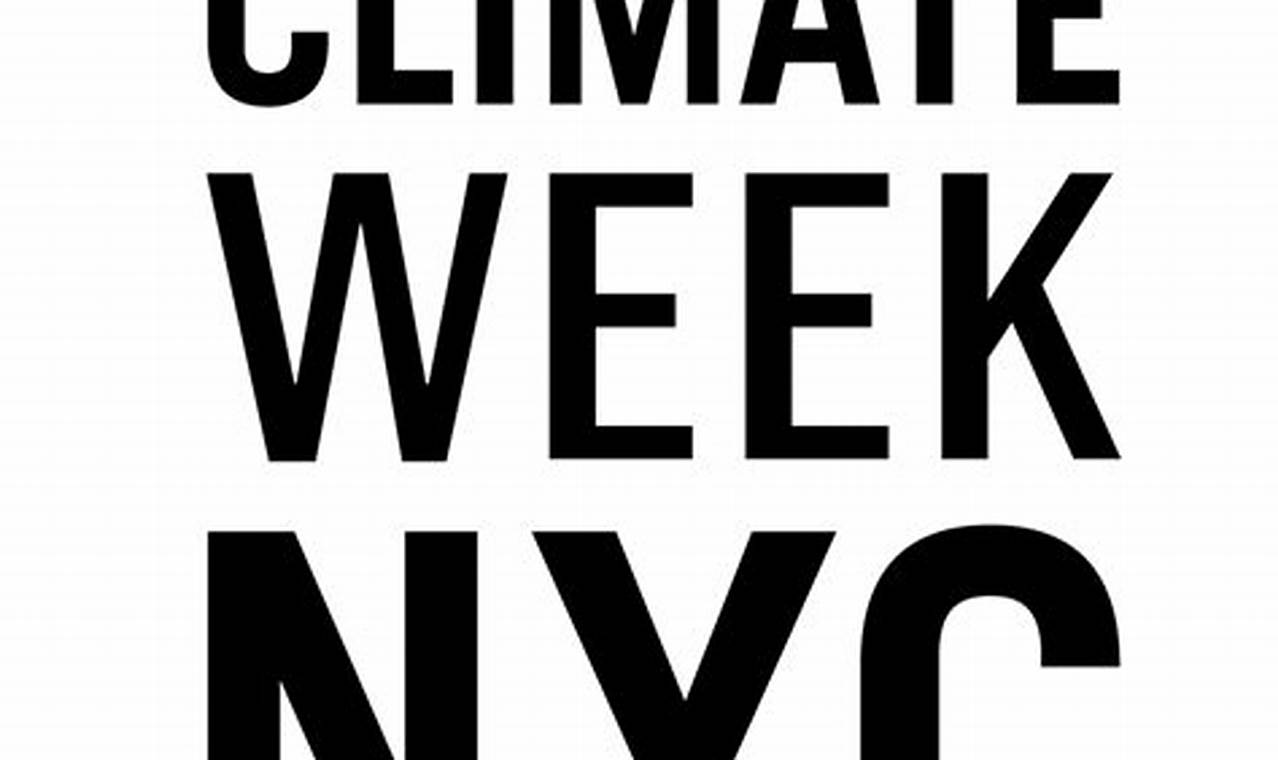 Climate Week New York 2024