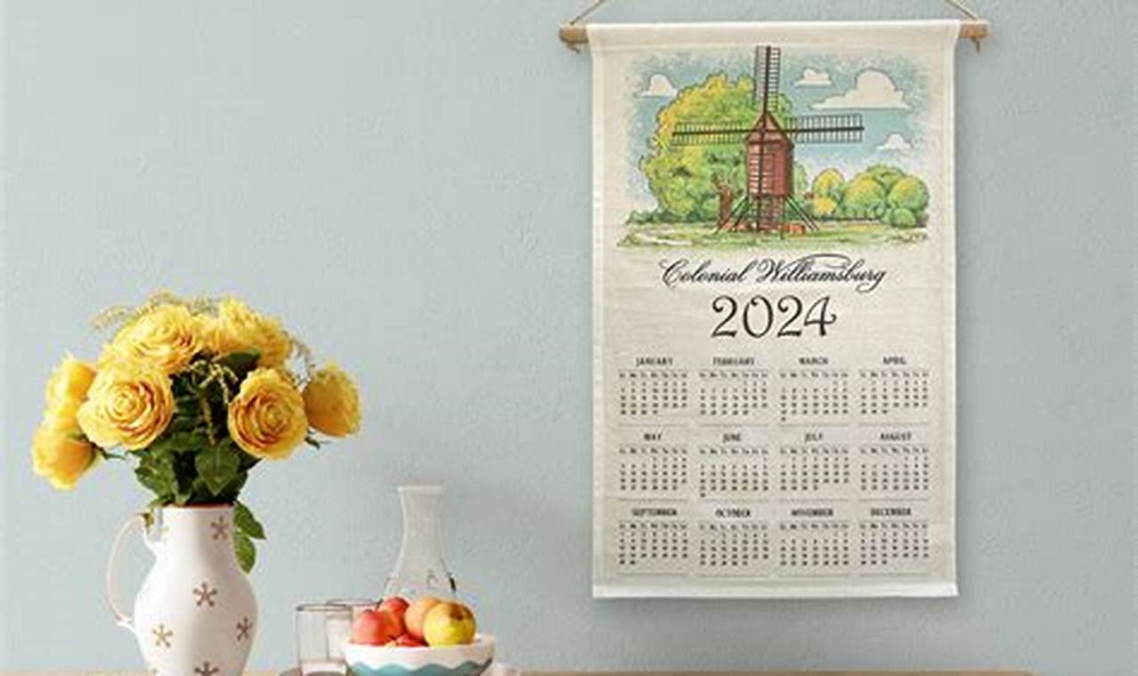 Cloth Calendar 2024