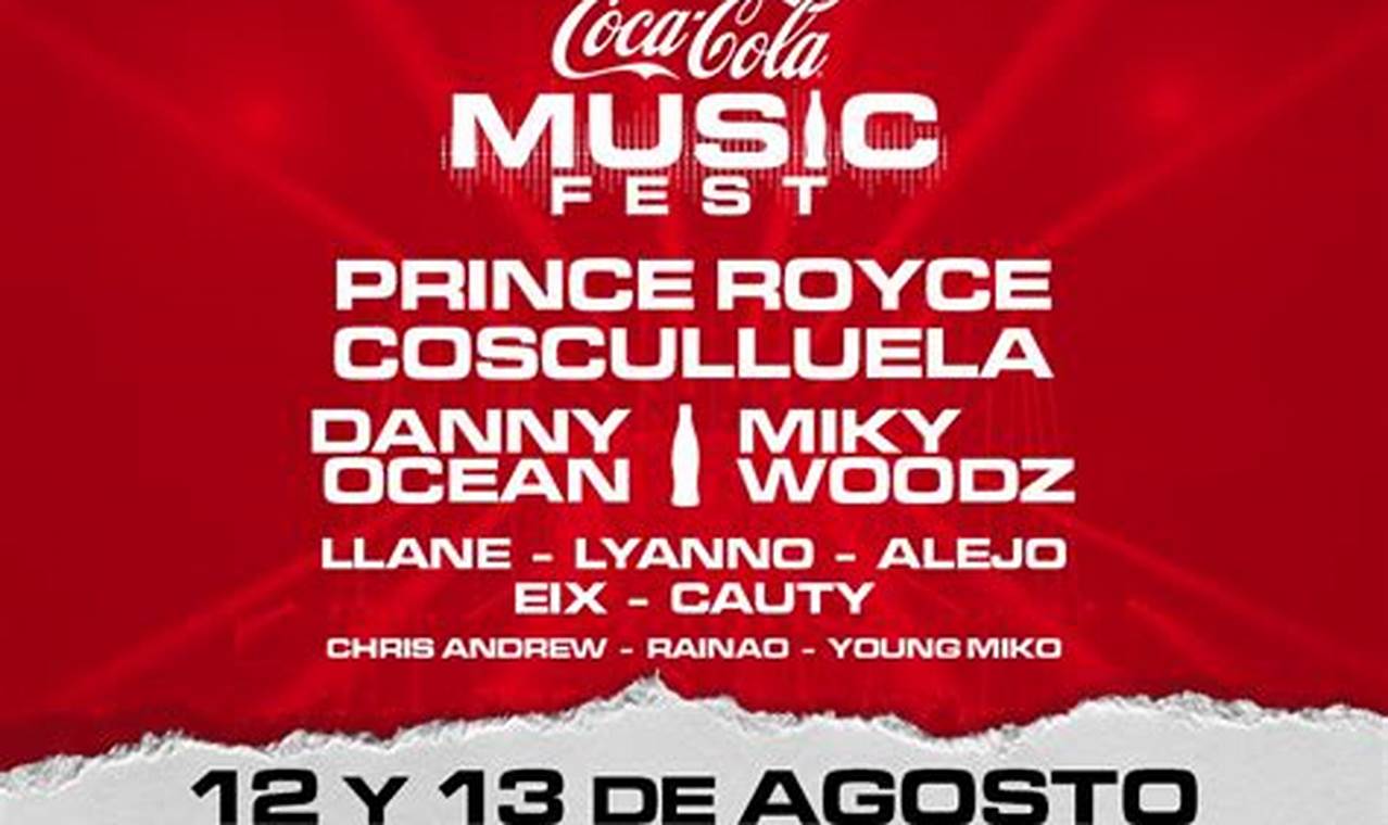 Coca Cola Music Festival 2024