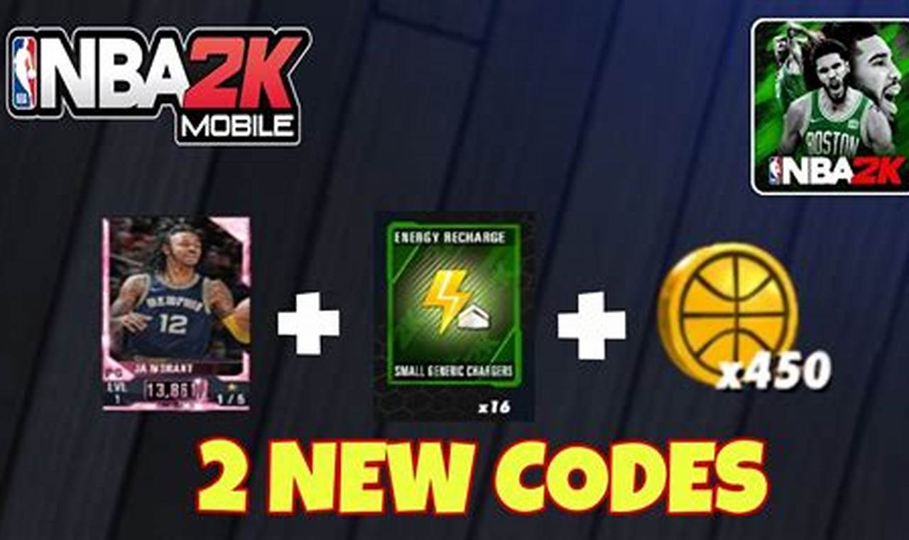Codes For Nba 2k Mobile 2024 May