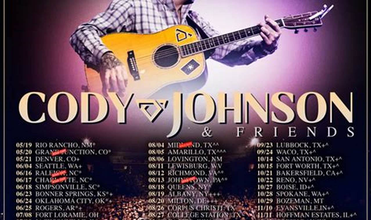 Cody Johnson 2024 Tour