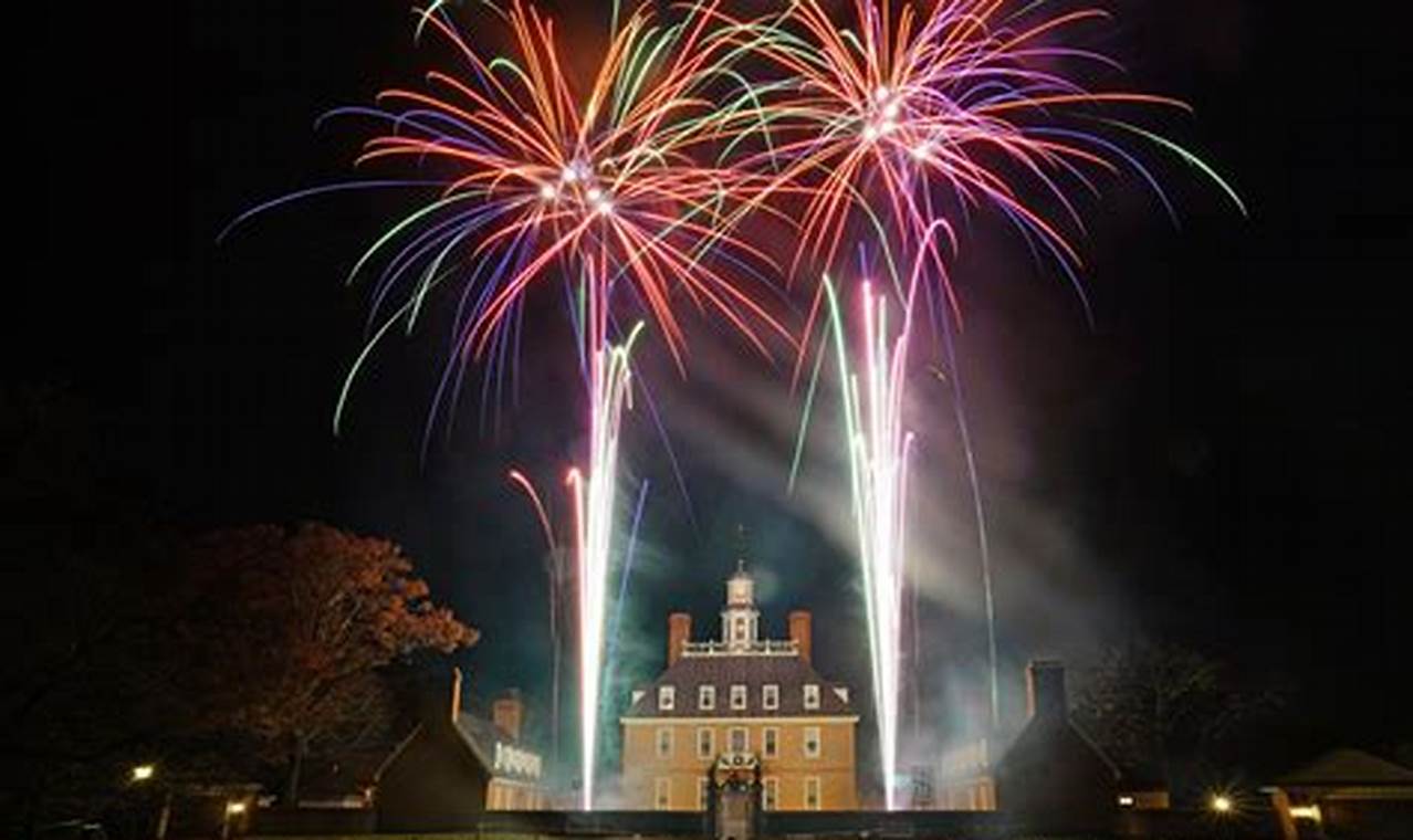 Colonial Williamsburg Grand Illumination 2024