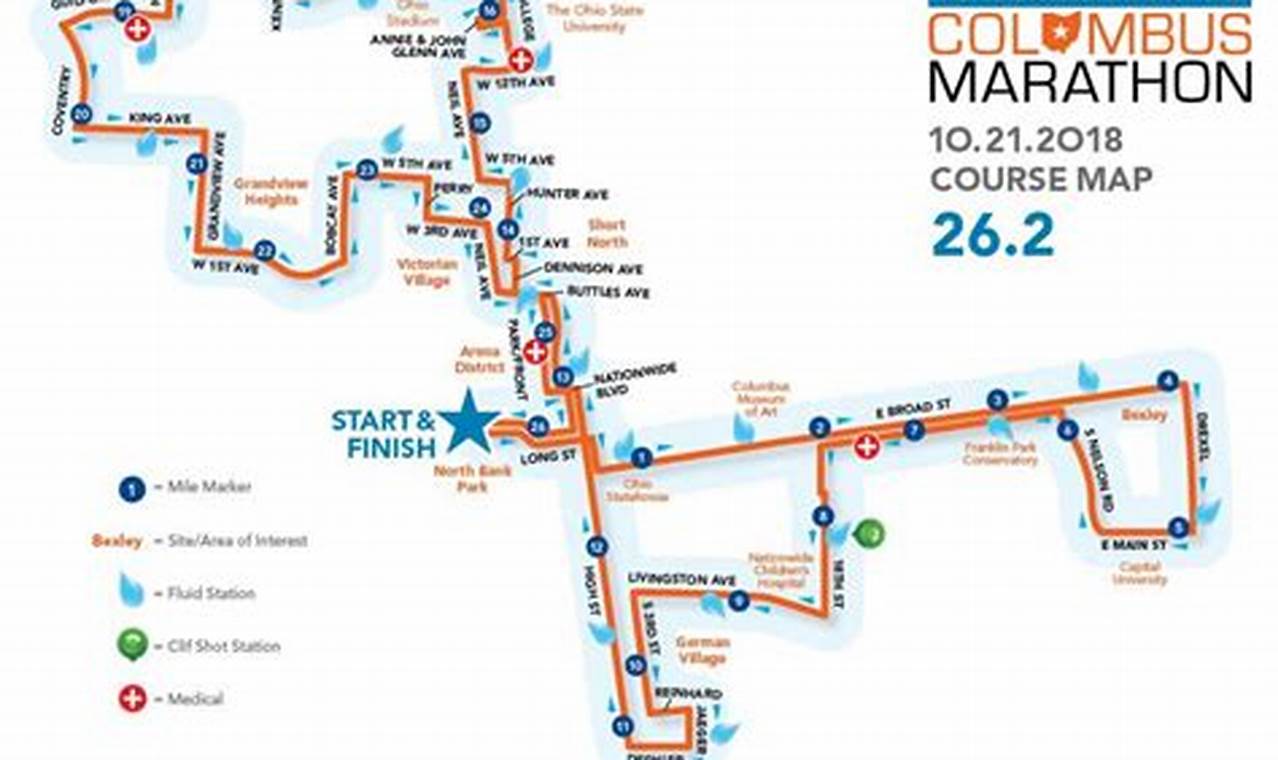 Columbus Marathon 2024 Map
