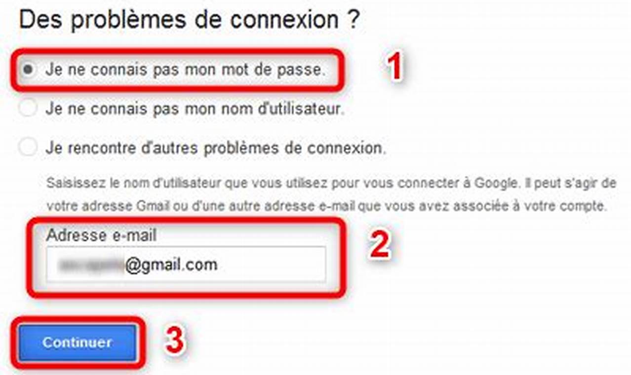 Comment Récupérer Mon Ancien Compte Gmail Sans Numéro De Téléphone