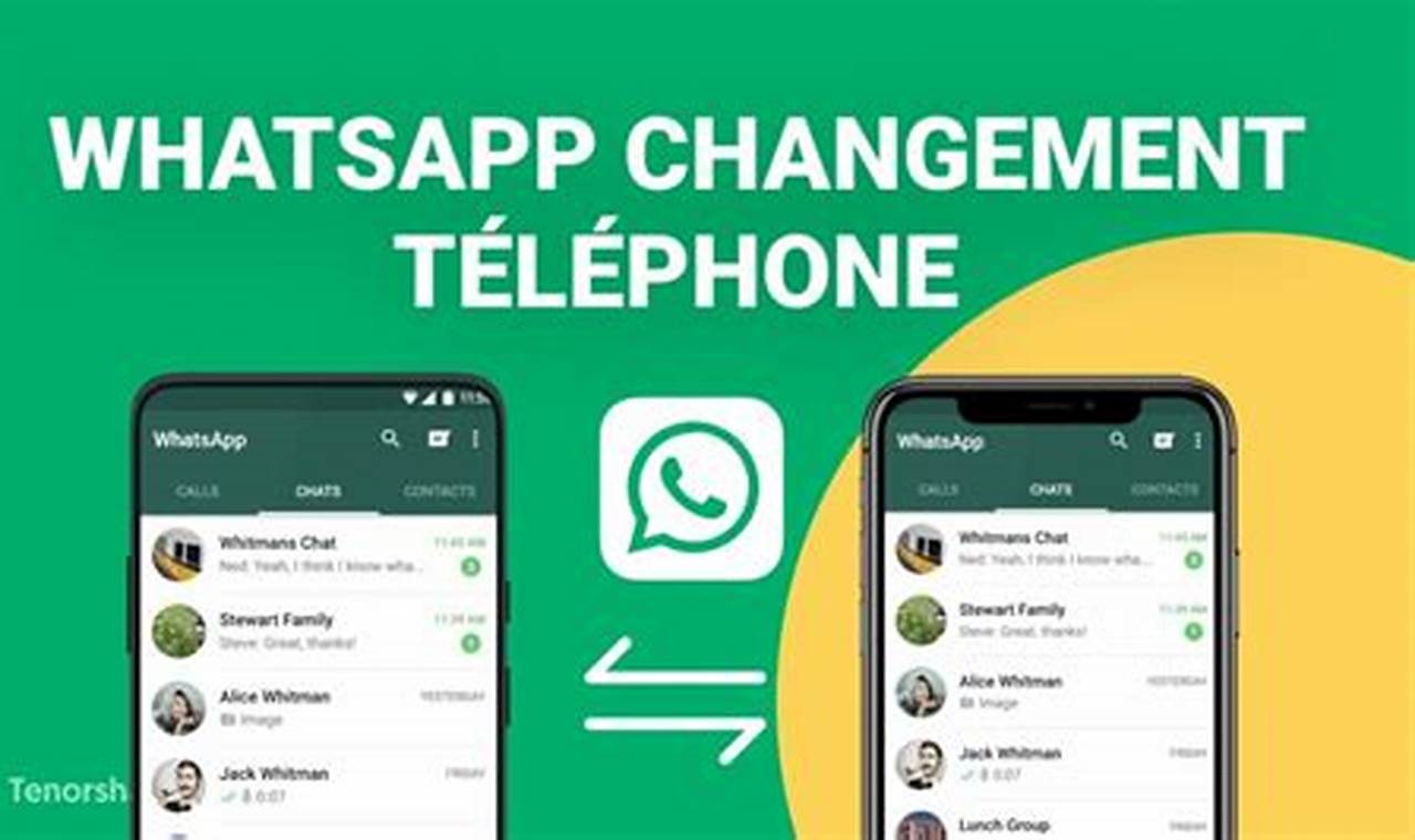 Comment Récupérer Son Compte Whatsapp Sur Un Nouveau Téléphone