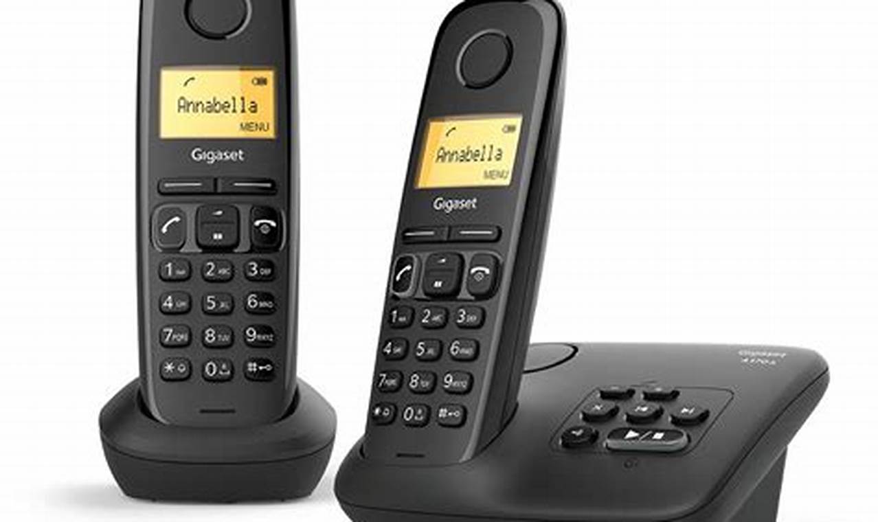 Comparatif Téléphone Fixe Duo Sans Fil Avec Répondeur