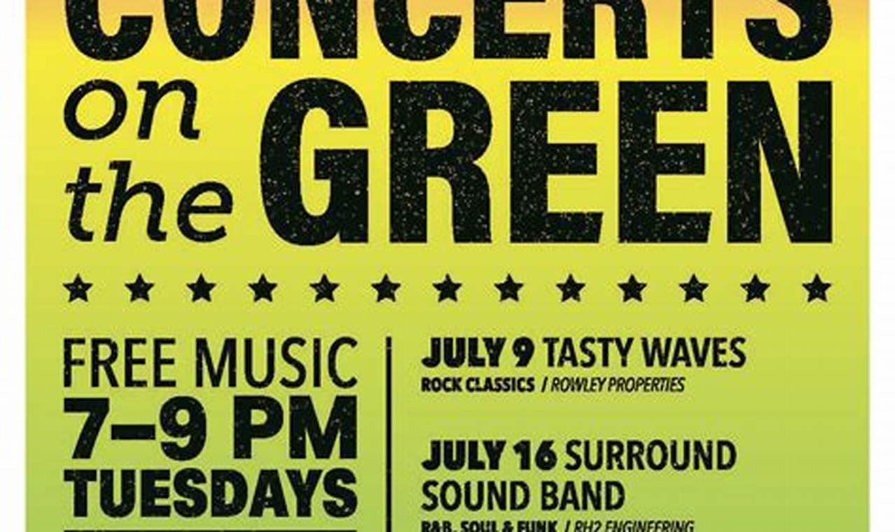 Concerts On The Green 2024