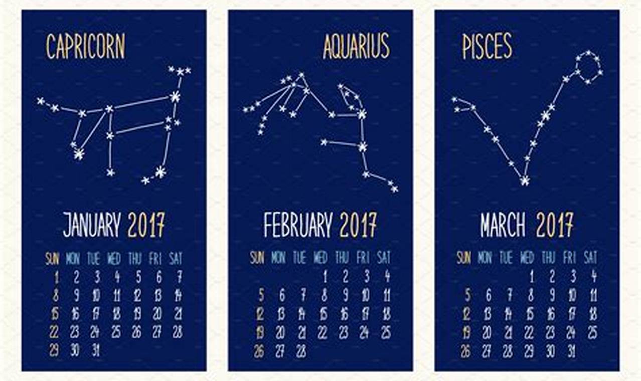 Constellation Calendar 2024