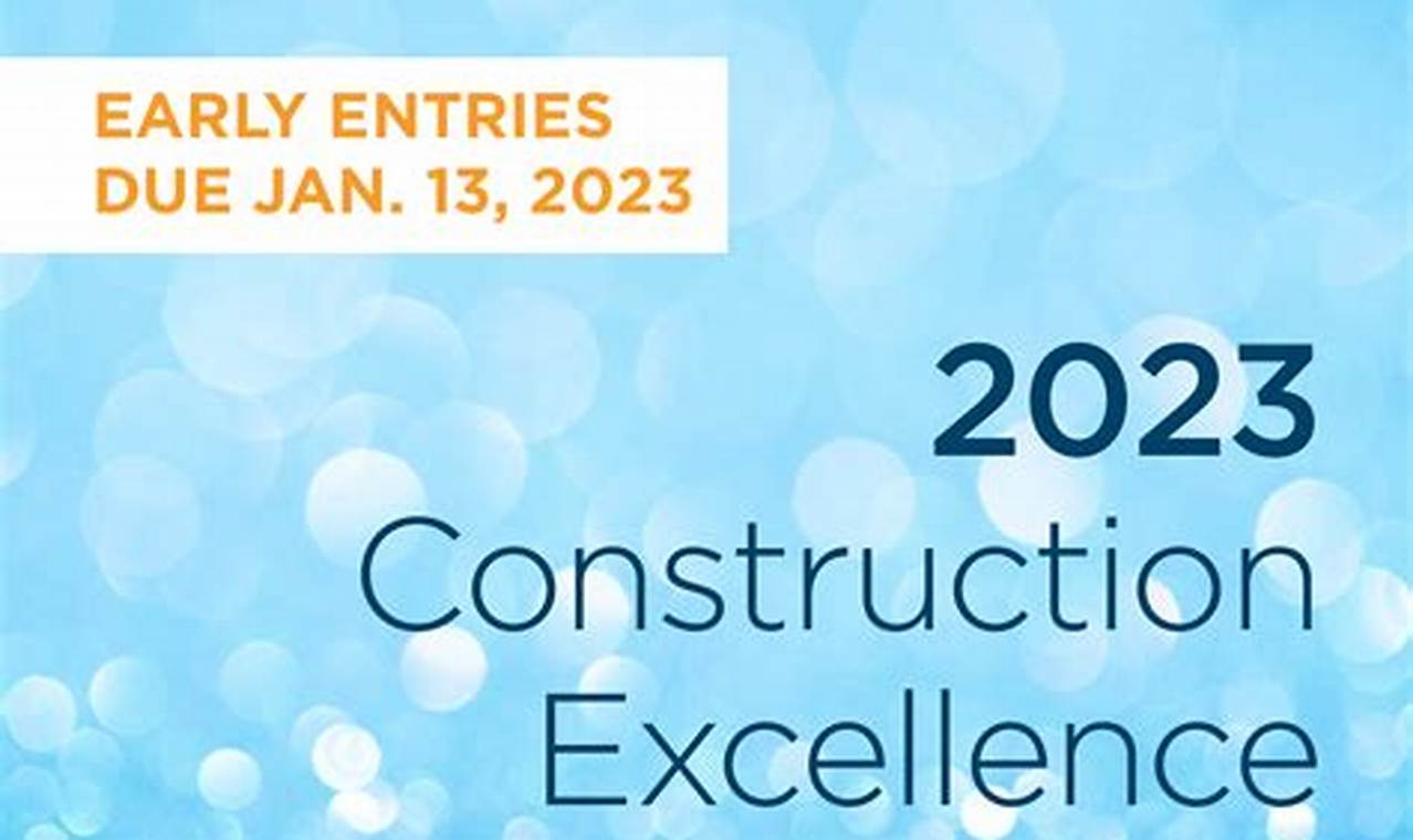 Construction Excellence Awards 2024