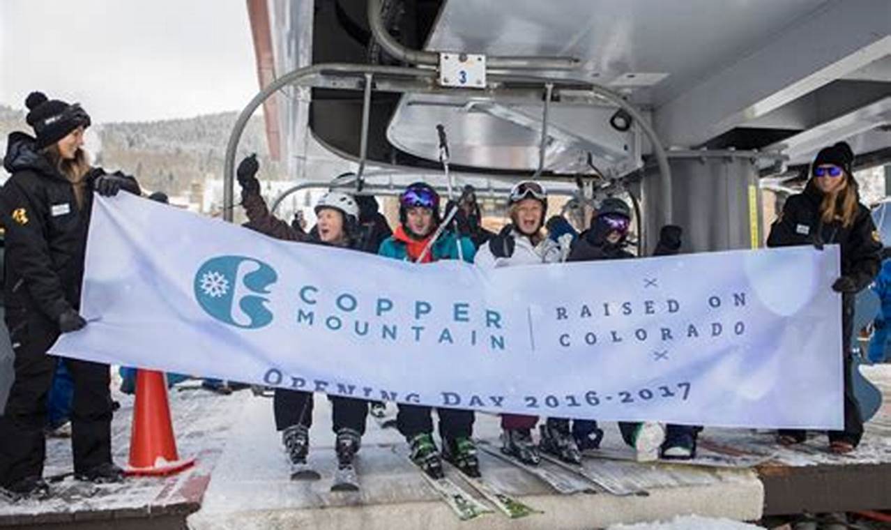 Copper Mountain Opening Day 2024 Schedule