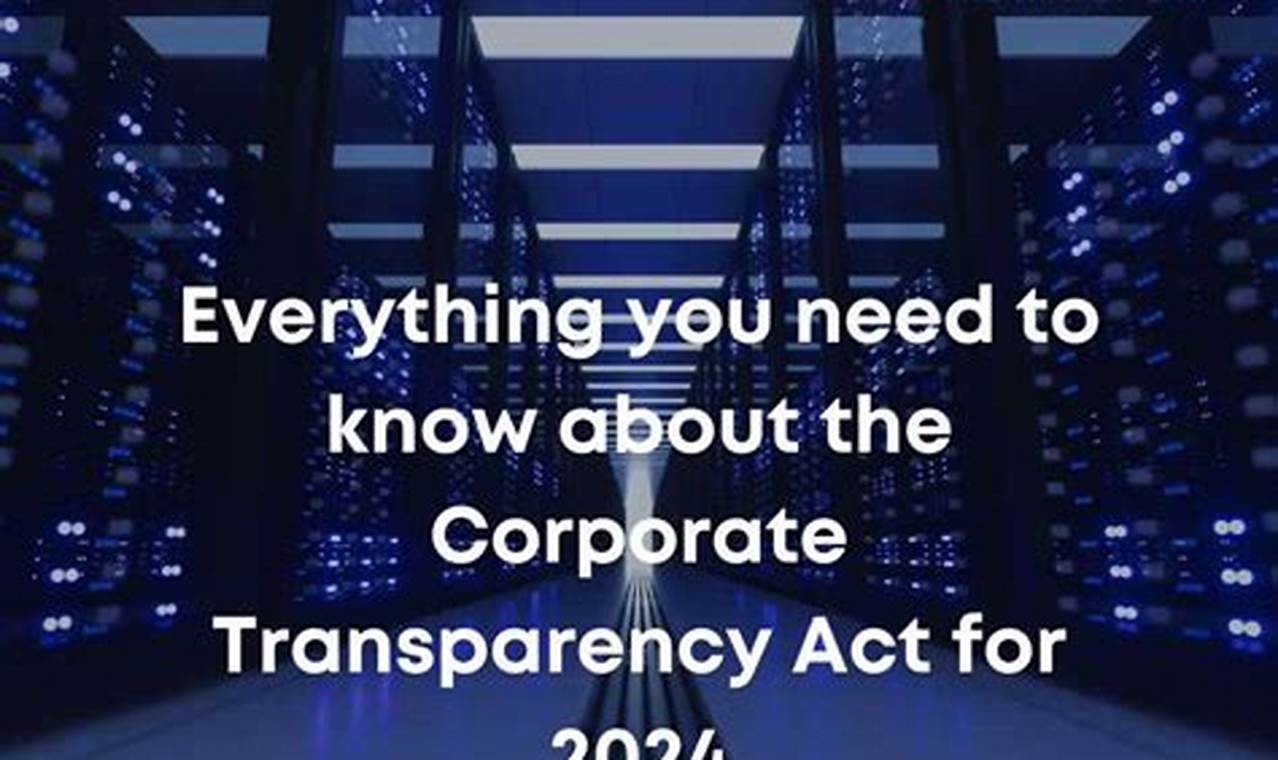 Corporate Transparency Act 2024 Formula