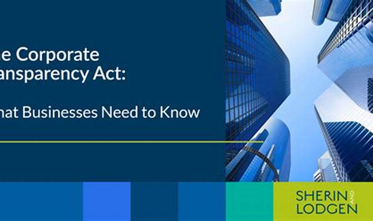 Corporate Transparency Act 2024 Registration