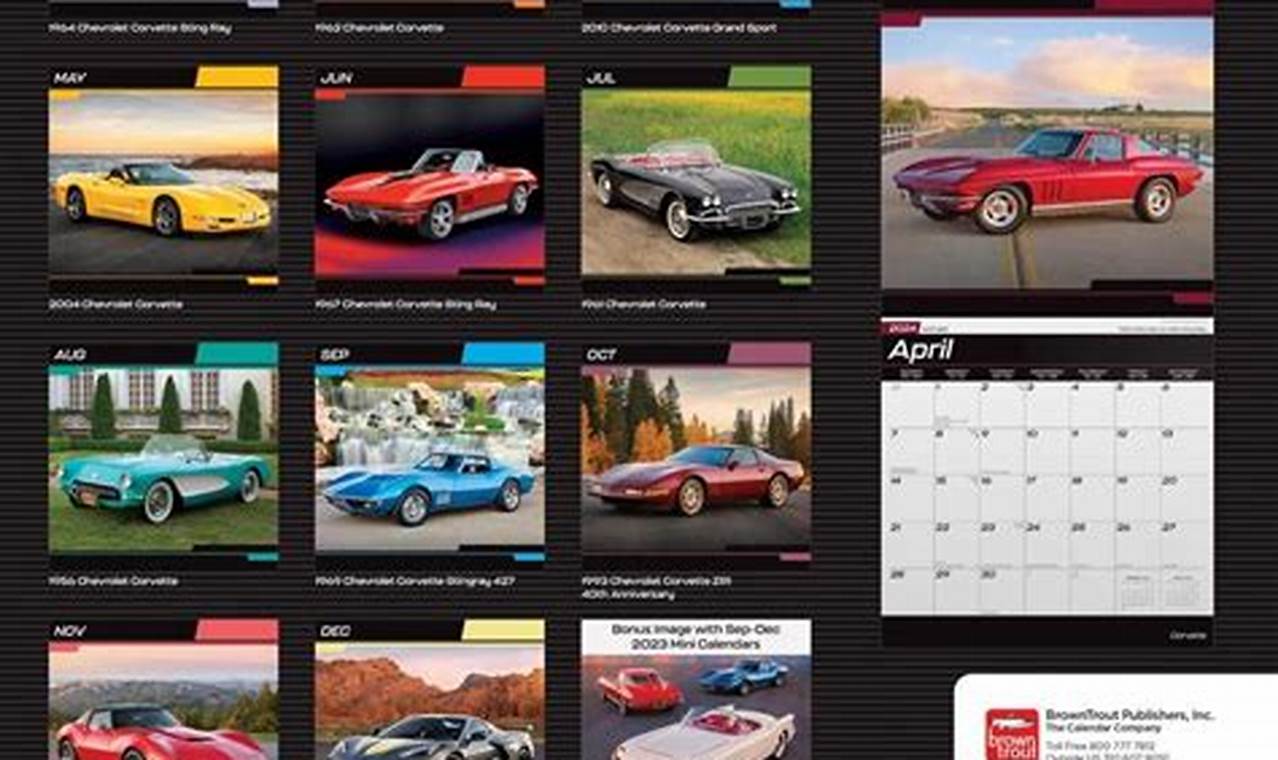 Corvette Calendar 2024