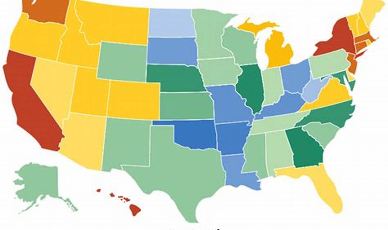 Cost Of Living Map 2024