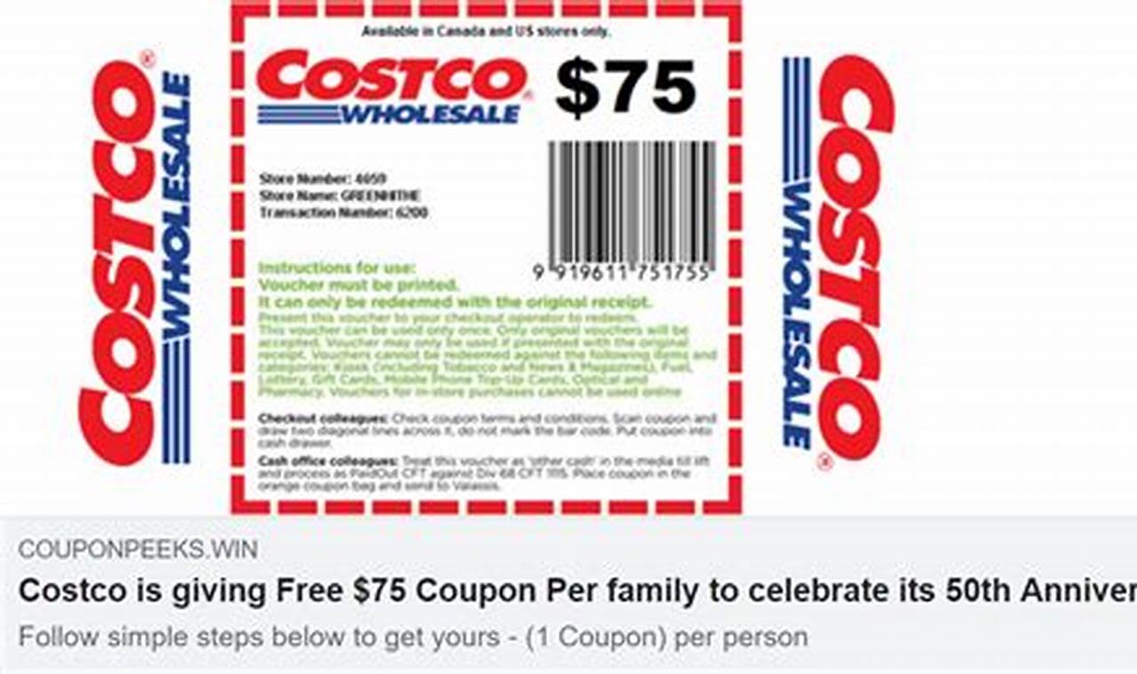 Costco Promo Code January 2024