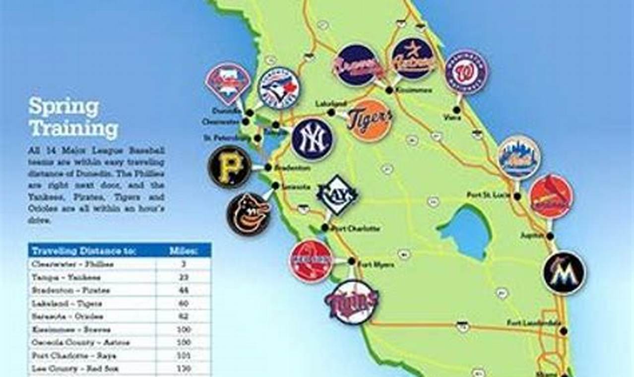 Countdown To Spring Training 2024 Map