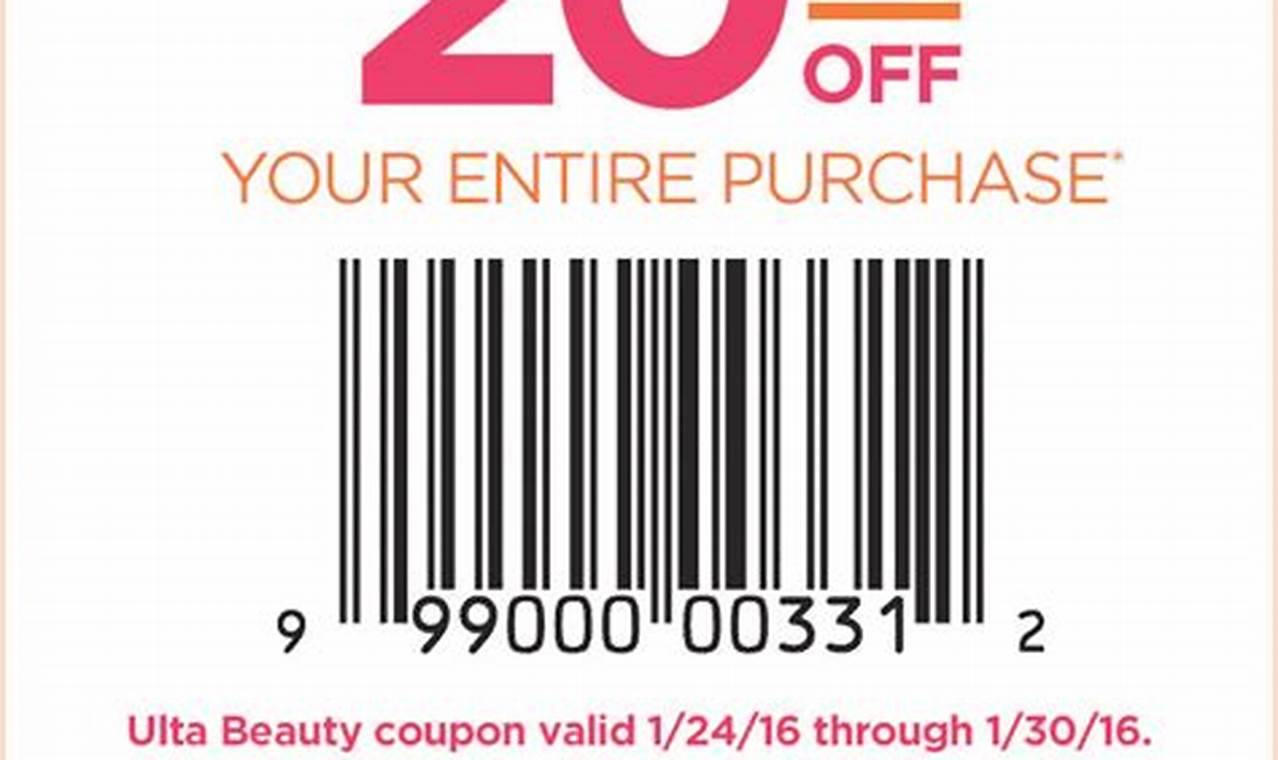 Coupon Code For Ulta 2024