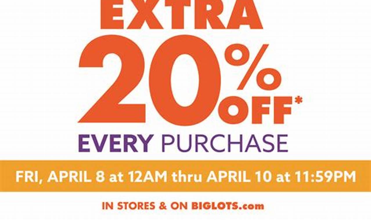 Coupons For Big Lots 2024