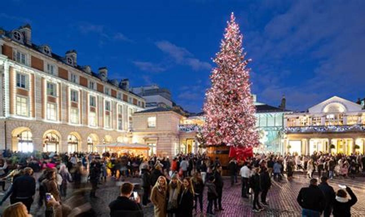 Covent Garden Christmas Lights 2024