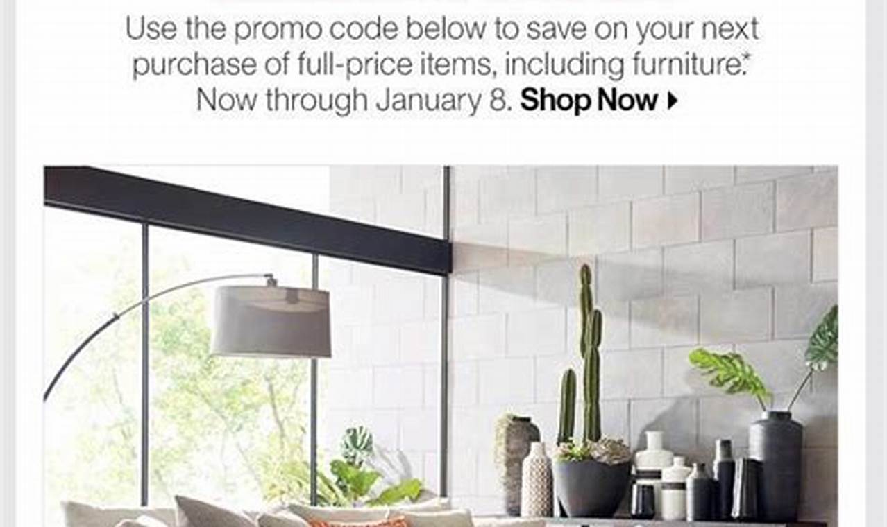 Crate And Barrel Promotion Code 2024