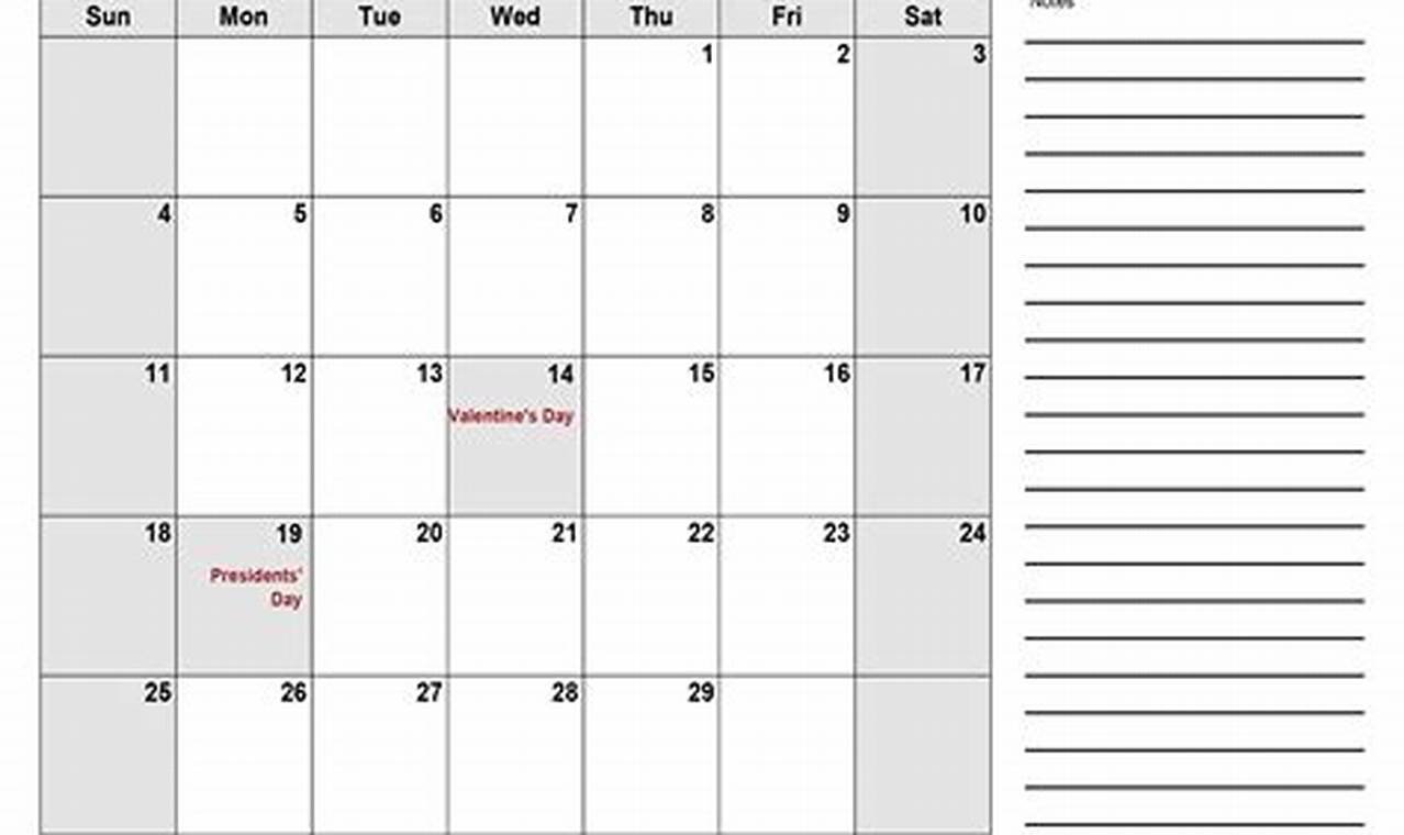 Create A Personalized Calendar For February 2024 Tacoma News Tribune