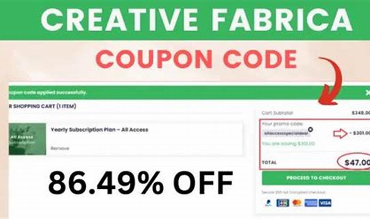 Creative Fabrica Promo Code 2024