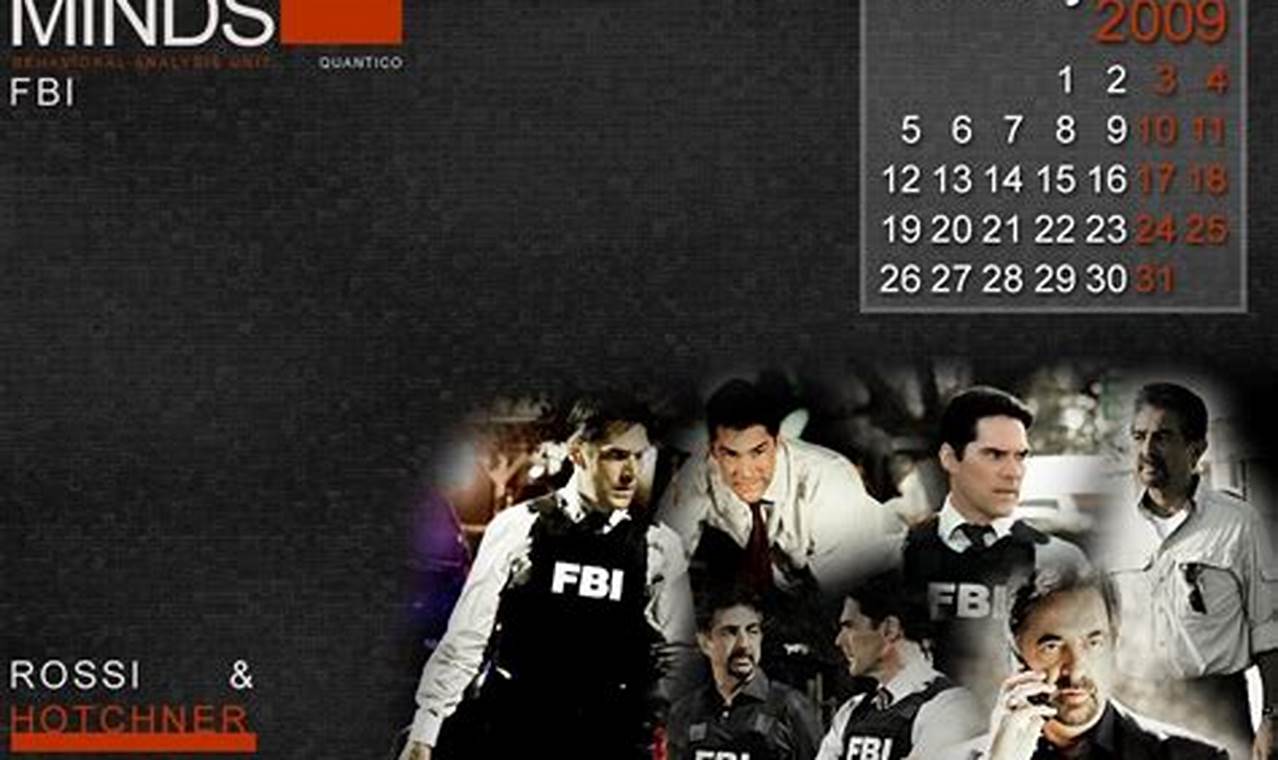 Criminal Minds 2024 Calendar Calculator Using