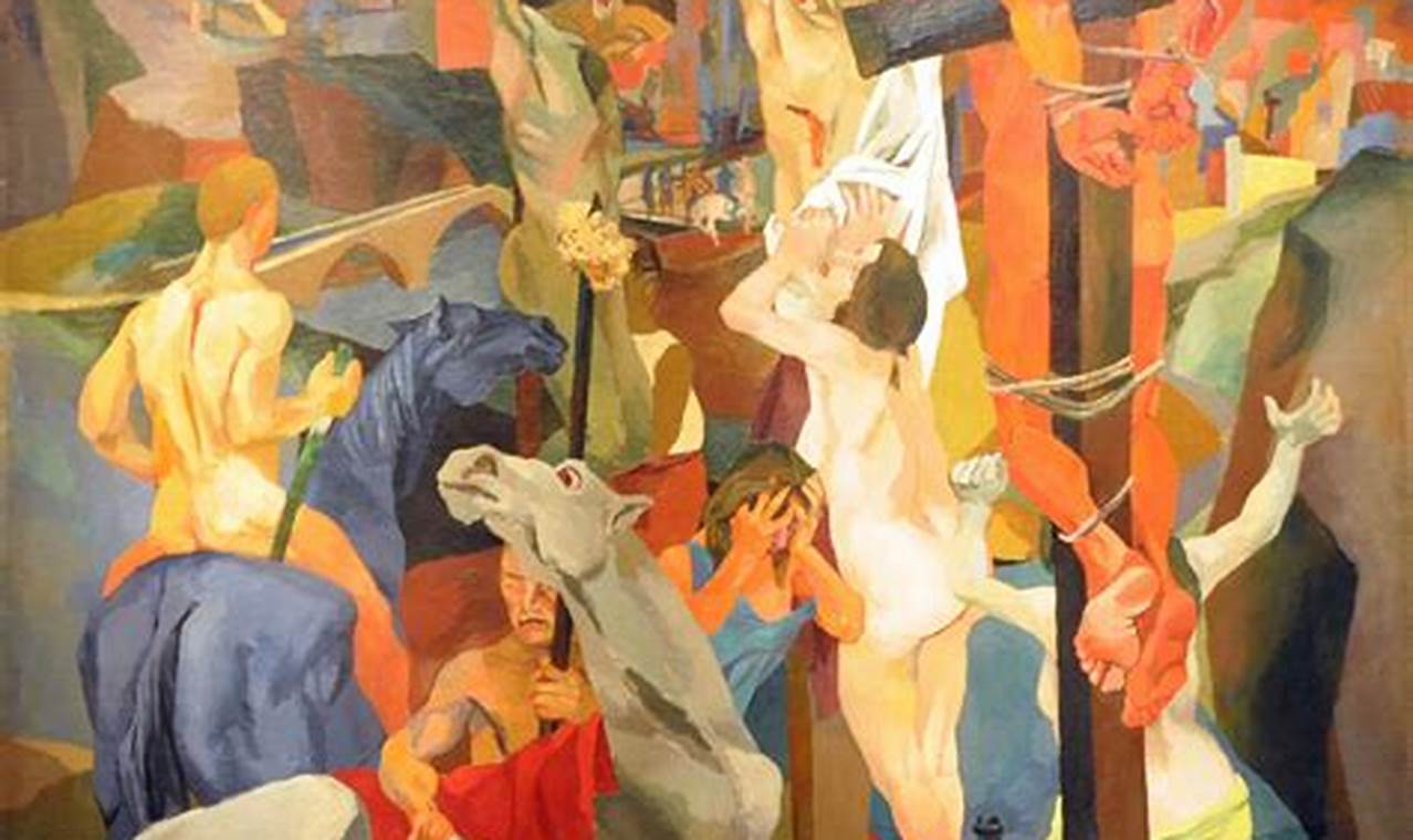 Crocifissione Di Renato Guttuso Descrizione