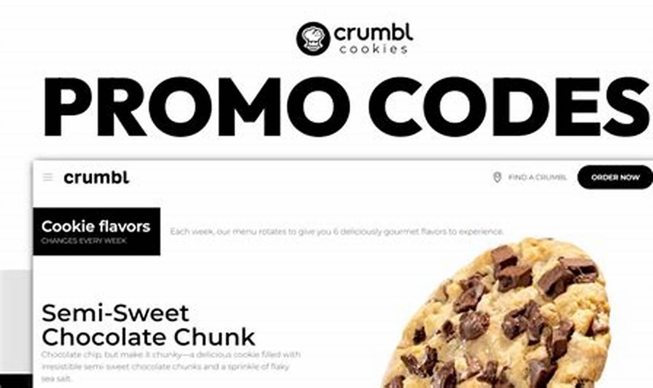 Crumbl Cookie Promo Codes 2024