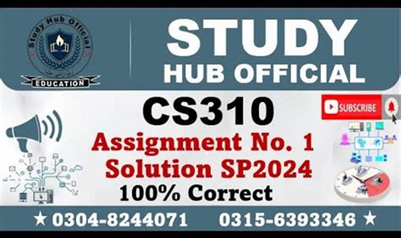 Cs310 Assignment 1 2024