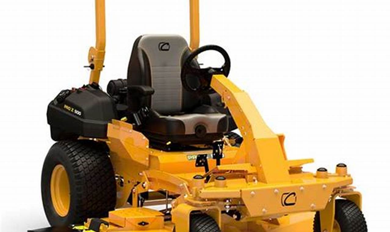 Unlock the Secrets of Commercial Mowing: Uncover the Power of Cub Cadet Commercial Zero Turn