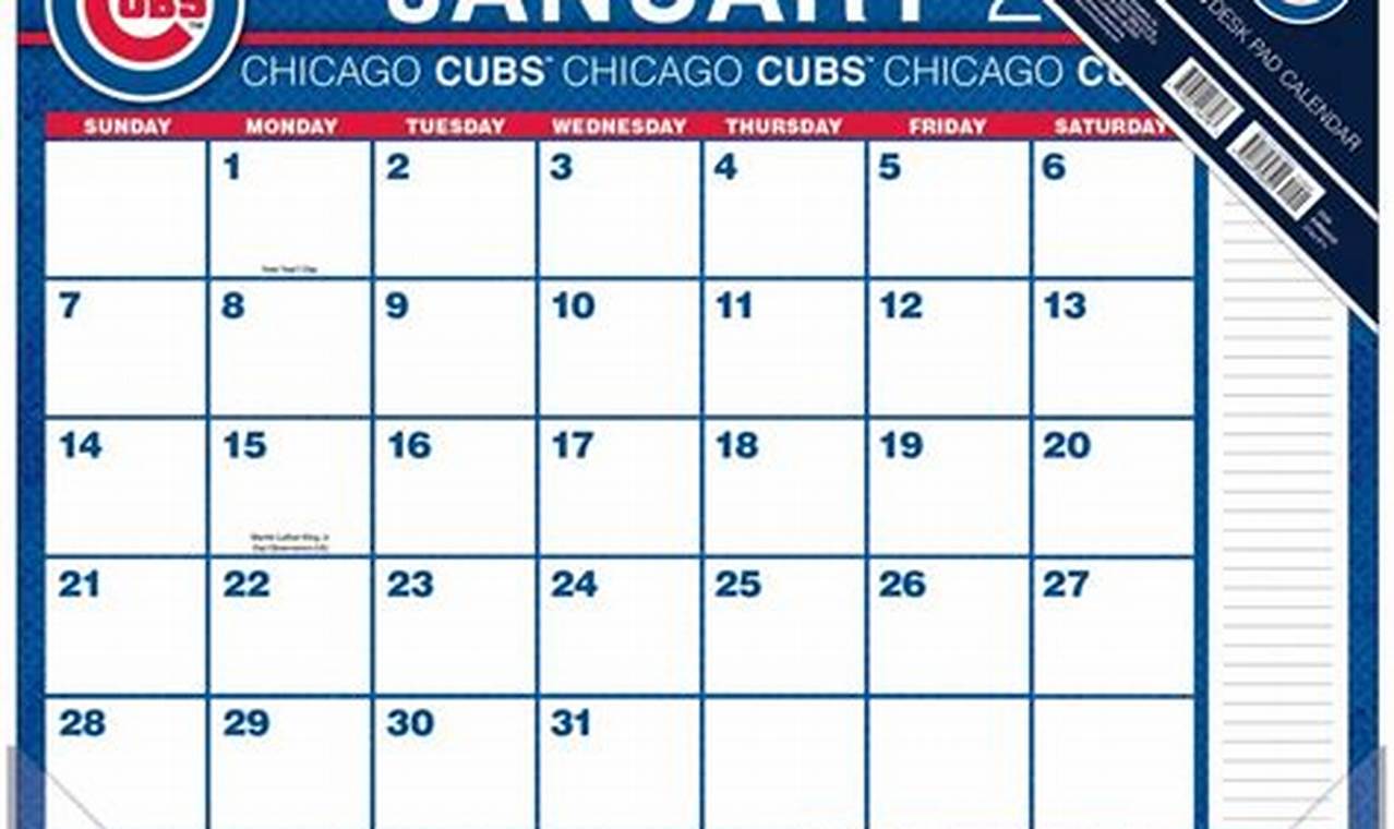 Cubs Schedule September 2024 Calendar Printable