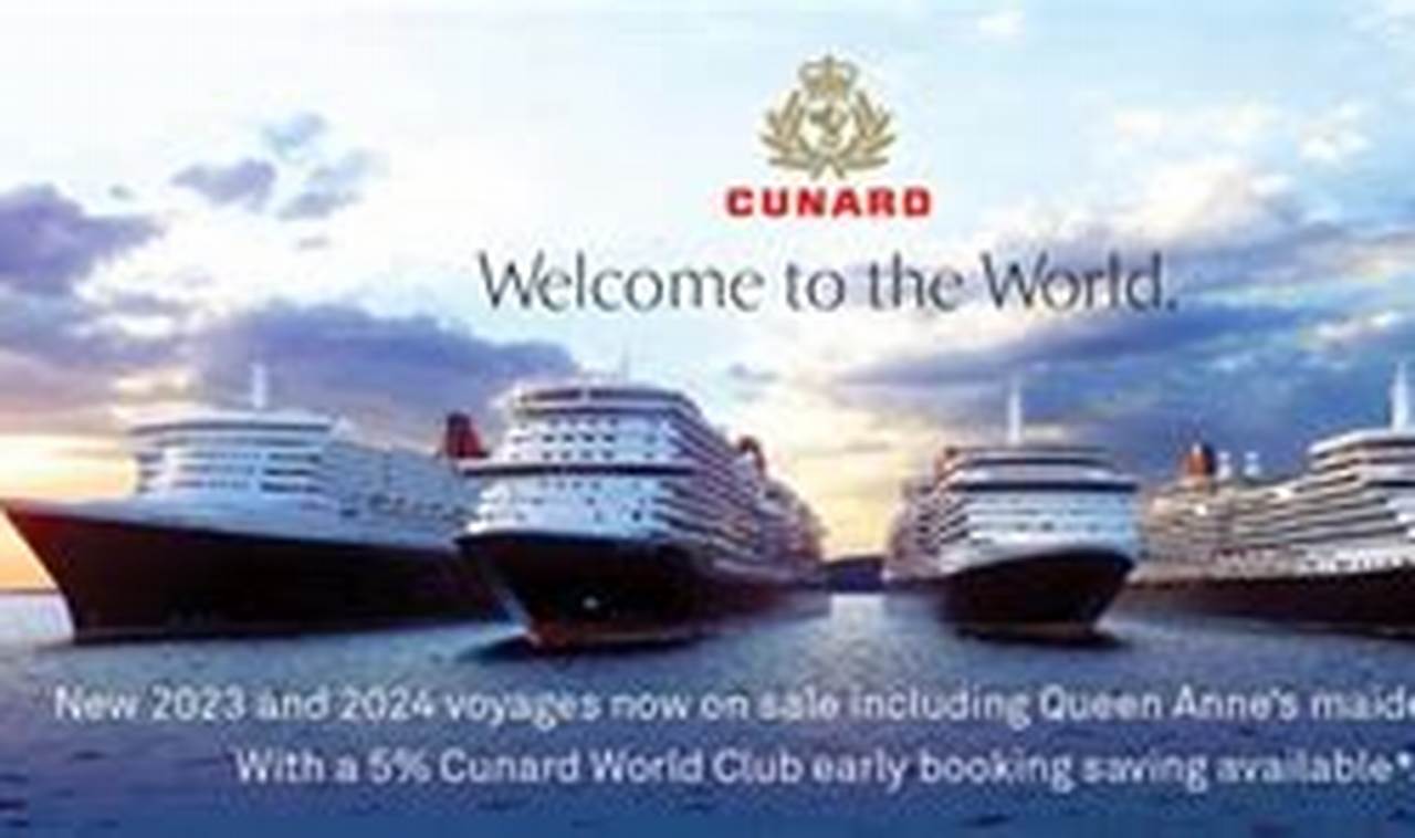 Cunard Cruises 2024 Brochure