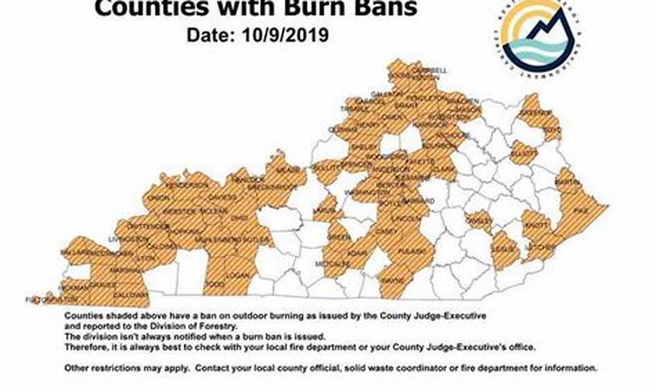 Current Burn Bans In Ky 2024 Today Map