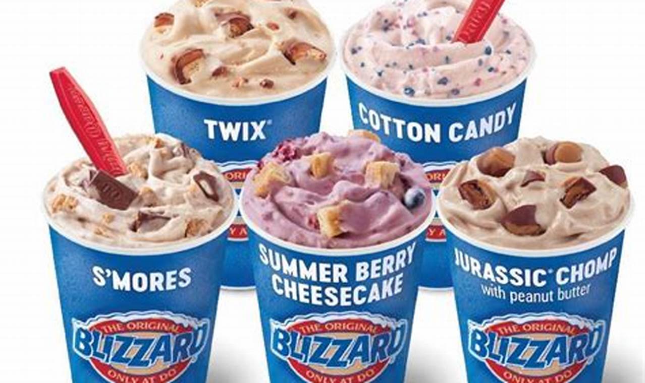 Current Dq Blizzard Flavors 2024