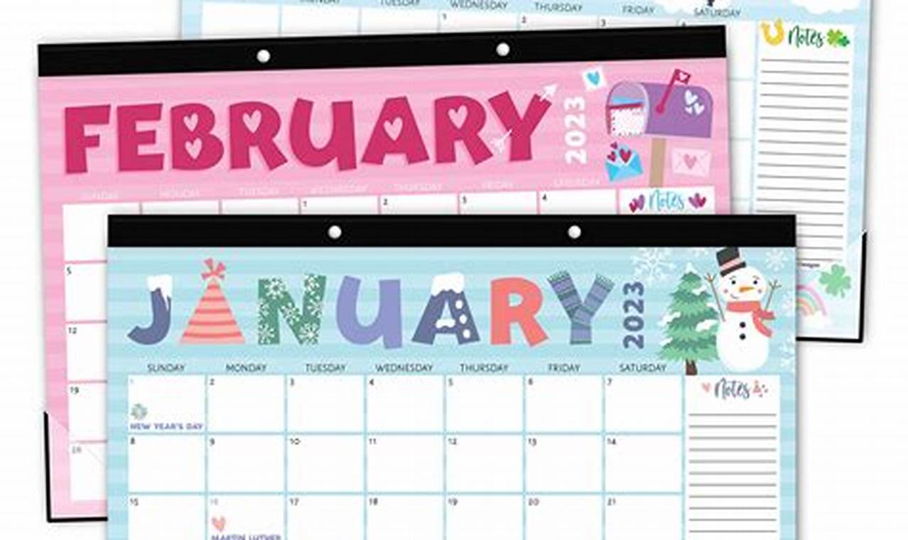 Cute 2024 Desk Calendar