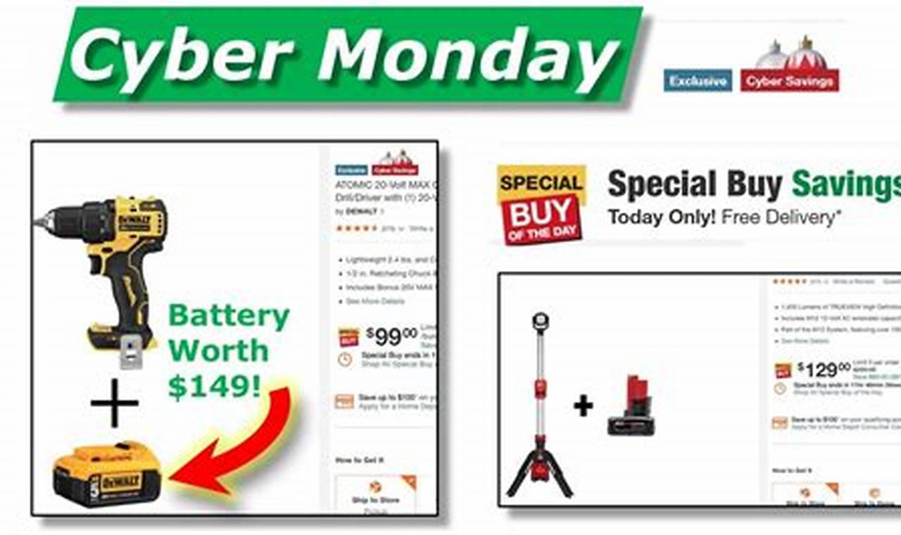 Cyber Monday Deals 2024 Home Depot