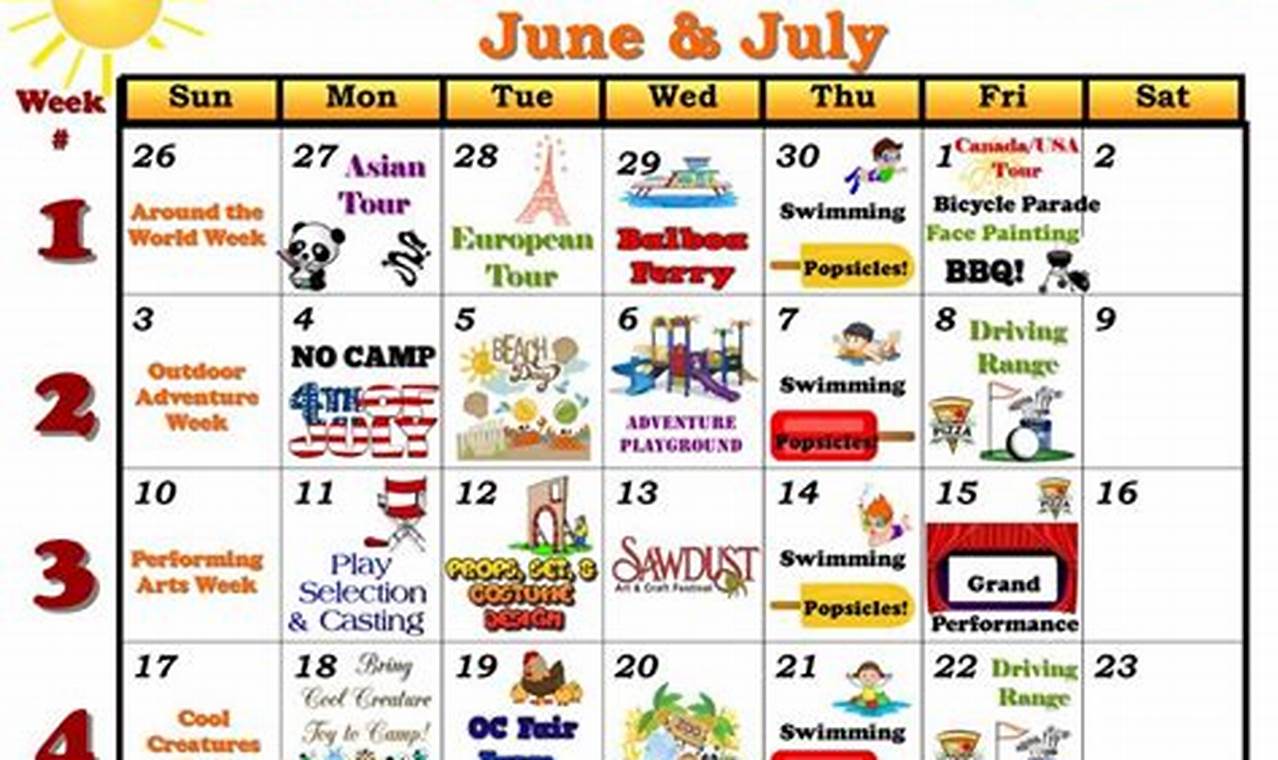 Cyt Summer Camp 2024 Schedule