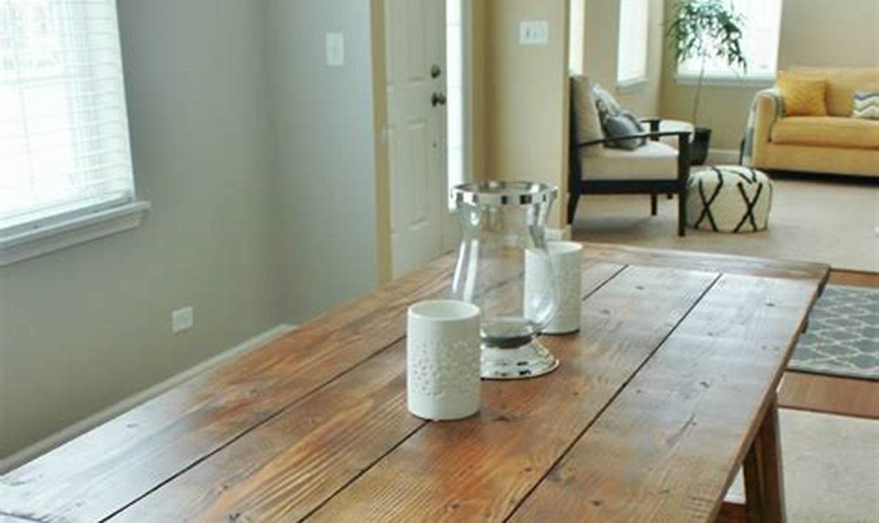 DIY Farmhouse Dining Table Projects for Family Dinners