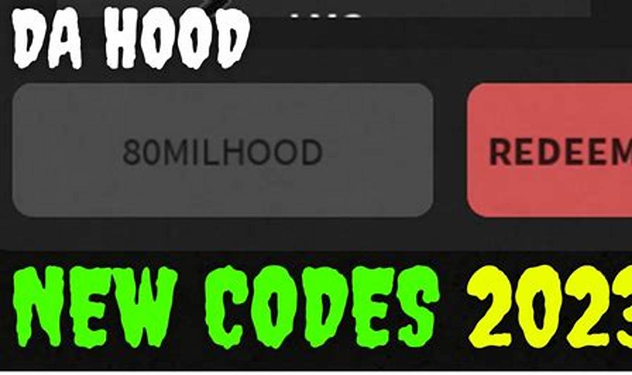 Da Hood Codes December 2024