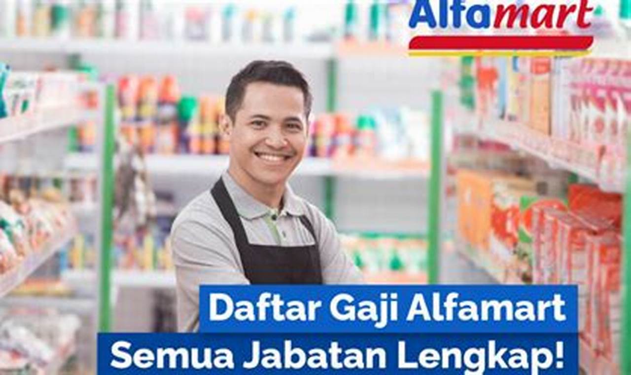 Daftar gaji manager alfamart