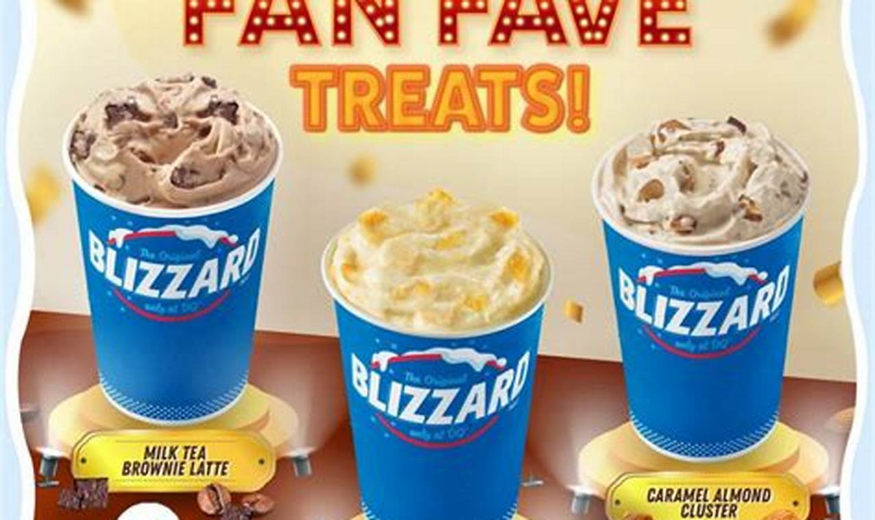 Dairy Queen Blizzard Of The Month 2024