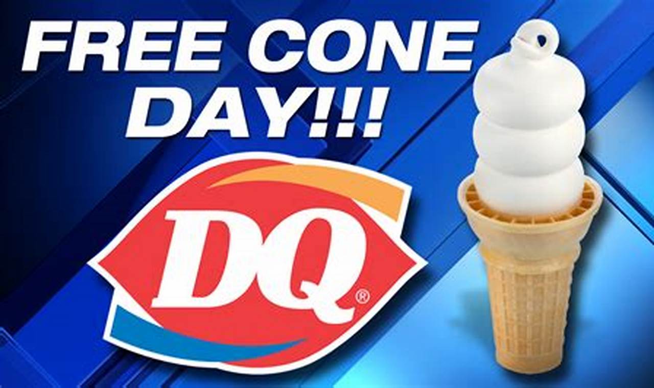 Dairy Queen Free Cone Day 2024 Coupons Printable 2024