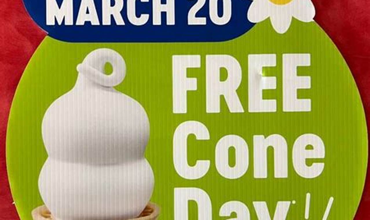 Dairy Queen Free Cone Day 2024 Deals Coupons